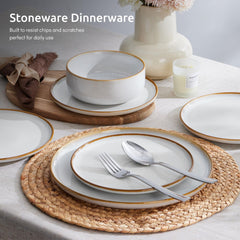 E-far assiette plate présentée avec repas pour une belle présentation des plats
