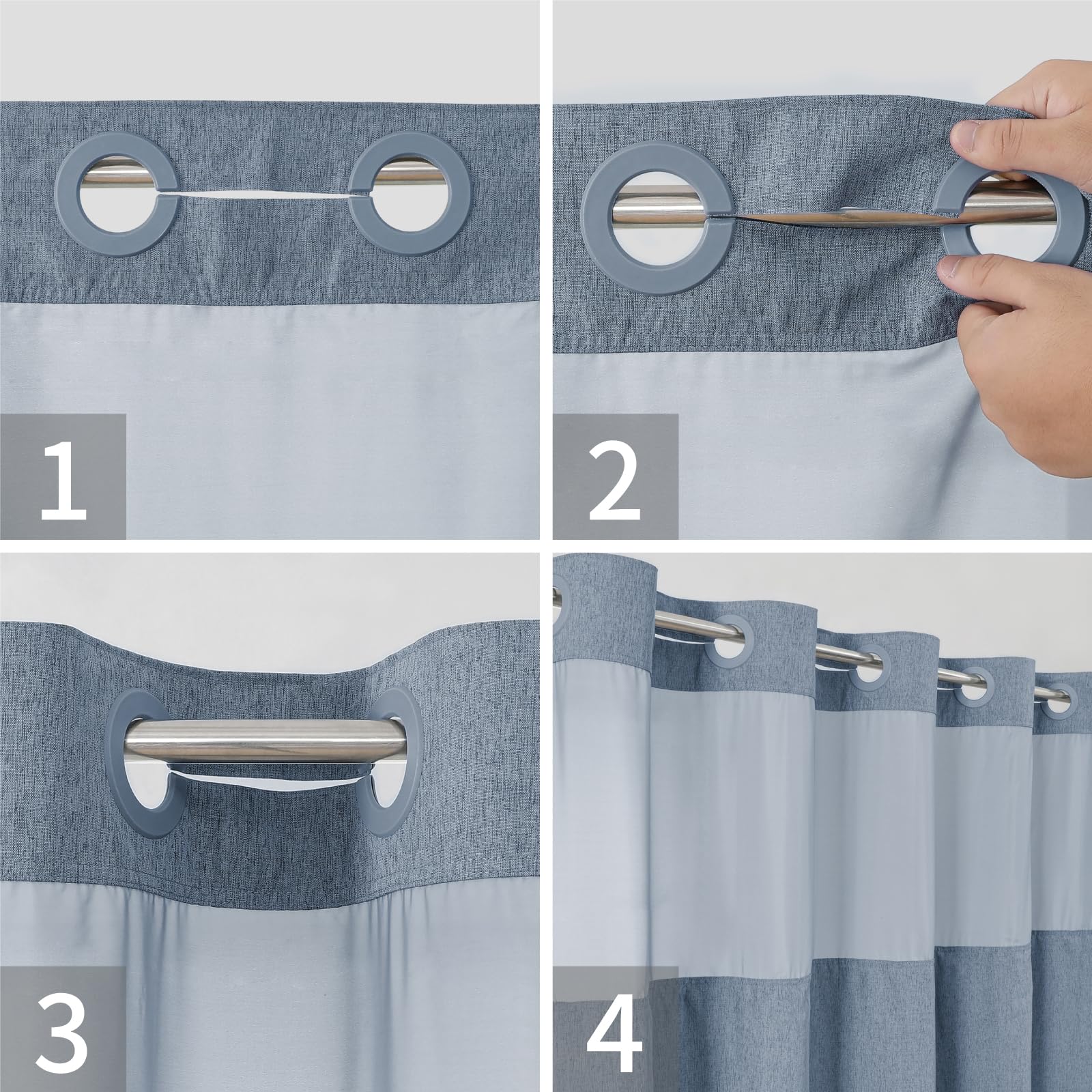 eacheope gros plan sur le tissu style lin montrant la texture haut de gamme