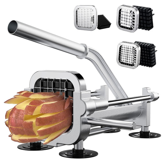 Eascandy coupe-frites face avant montrant construction stable et design durable