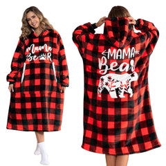 EASLIV hoodie plaid face avant montrant confort et style