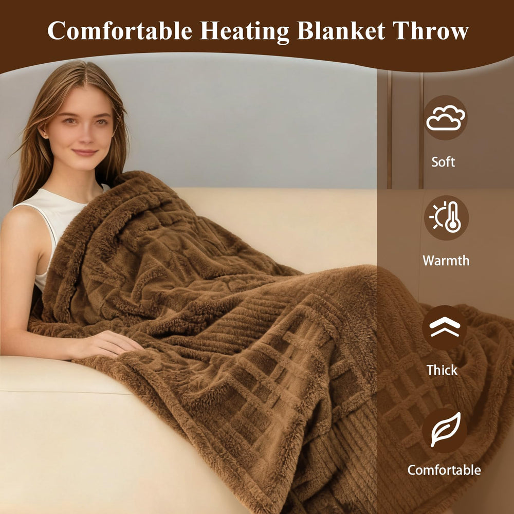 Eastsora couverture sur canapé, chaleur personnalisée pour détente