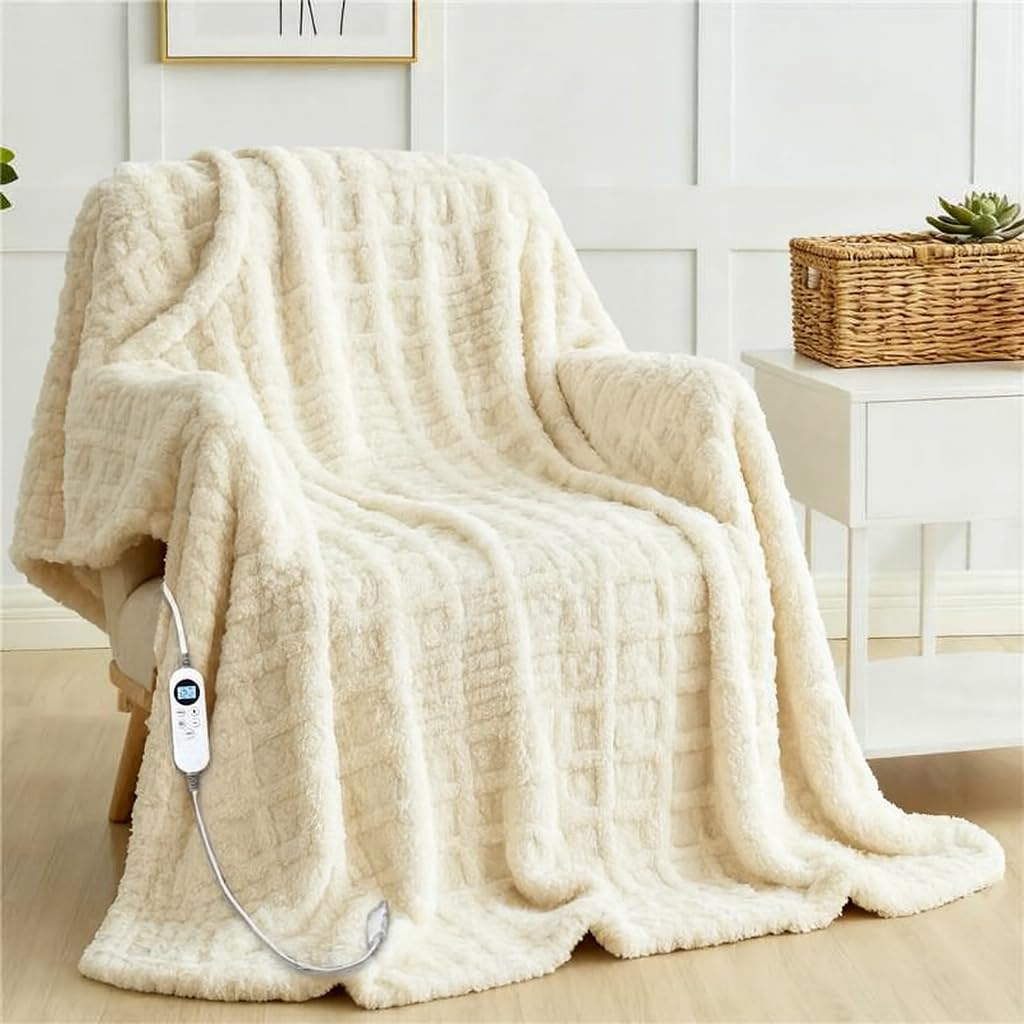 Eastsora plaid chauffant face avant montrant design et finition confortable