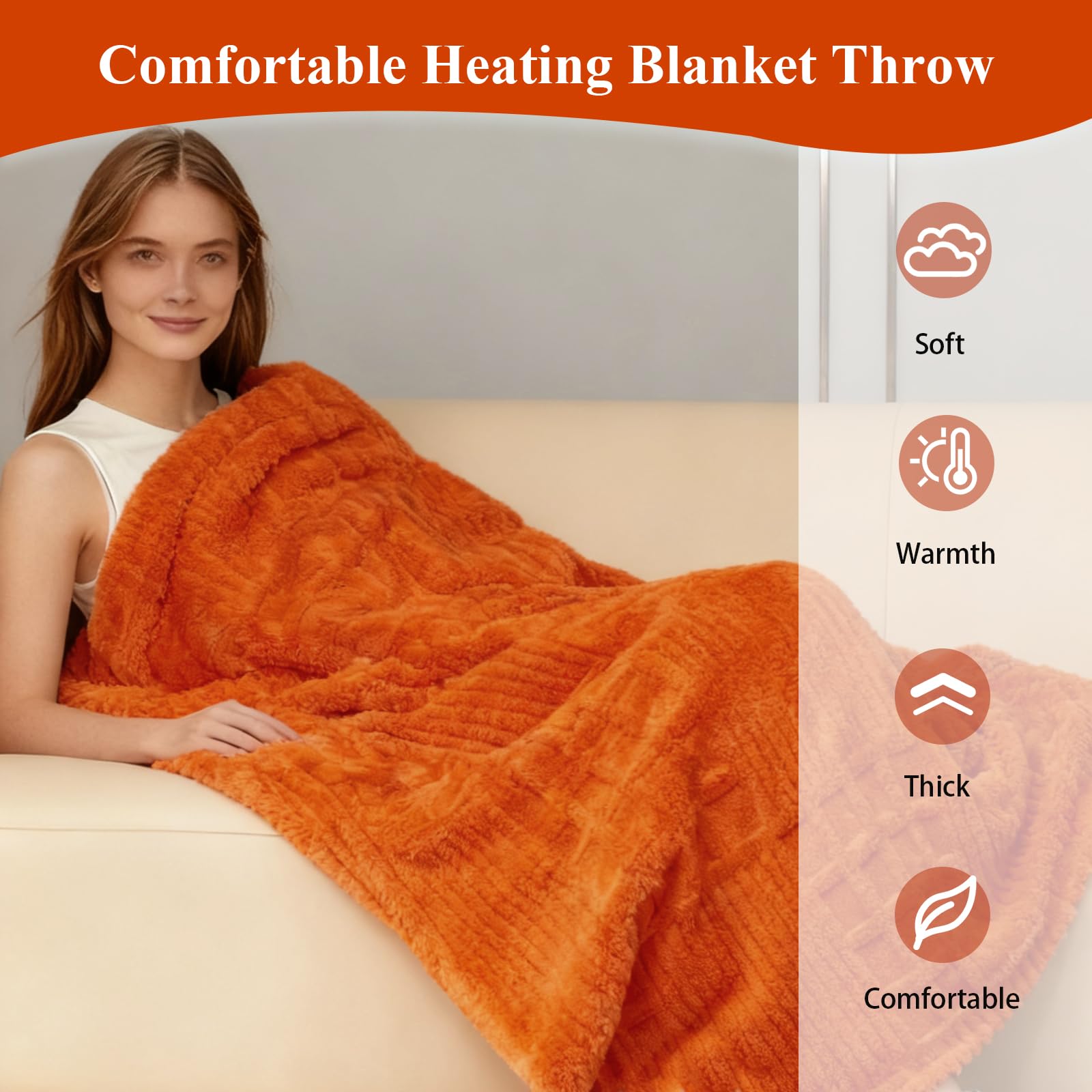 Eastsora plaid en usage sur canapé, chaleur confortable pour la détente
