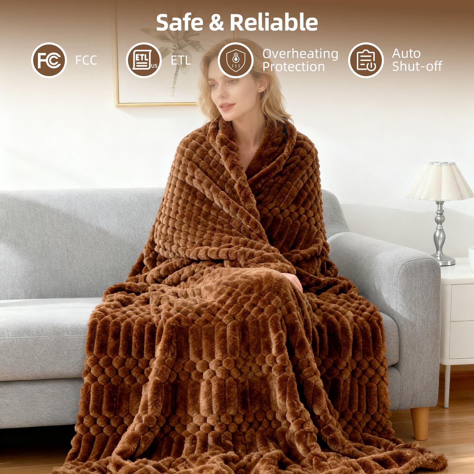 Eastsora plaid plié prêt à offrir comme cadeau chaleureux