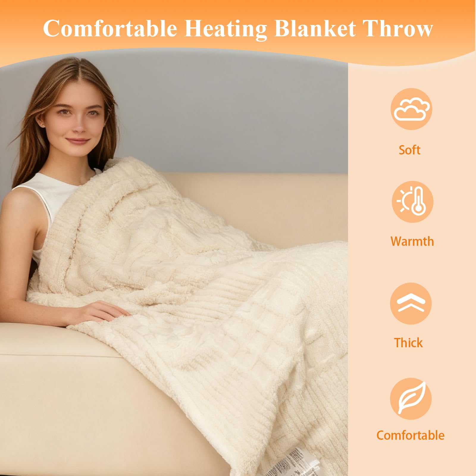 Eastsora plaid sur canapé apportant chaleur confortable au quotidien