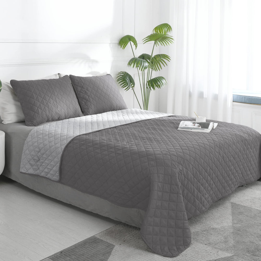 Easy-Going vue avant de la couette Twin montrant le motif et la finition protectrice