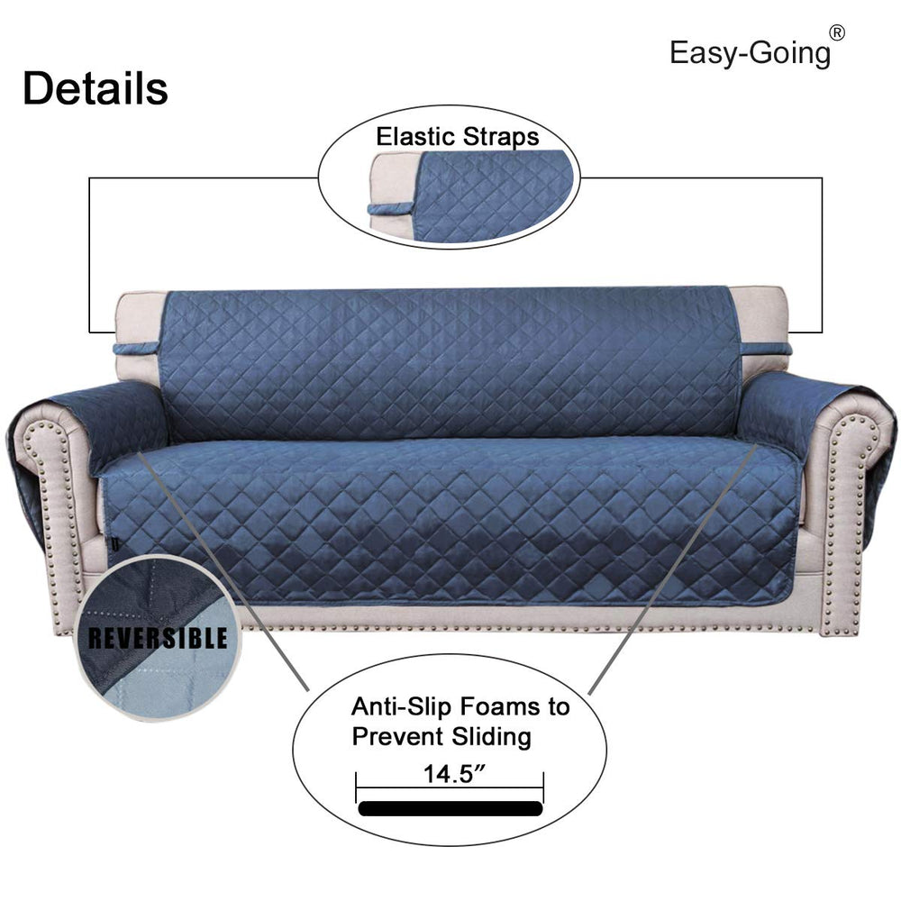 Easy-Going reversibilité bleu foncé et bleu clair pour changer déco