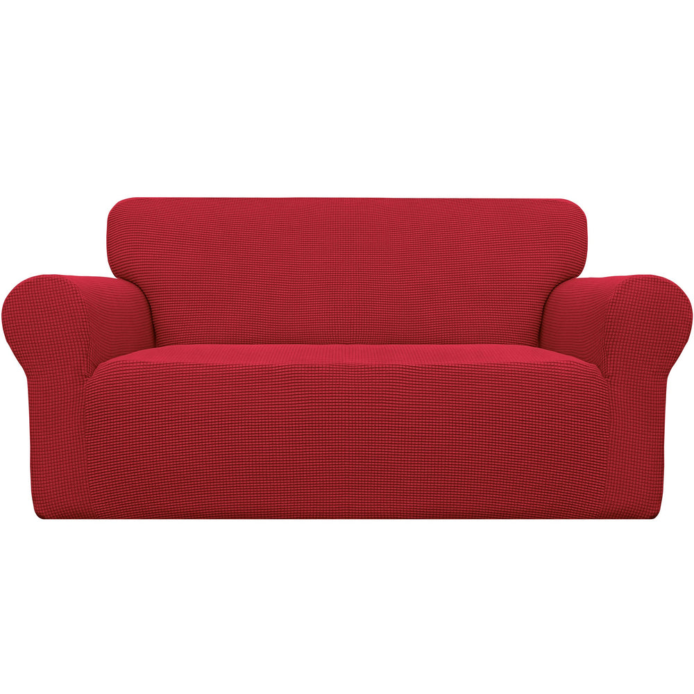 Easy-Going housse devant rouge protège et modernise le loveseat