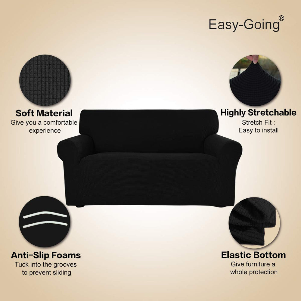 Easy-Going housse en usage dans un salon, transformation esthétique rapide