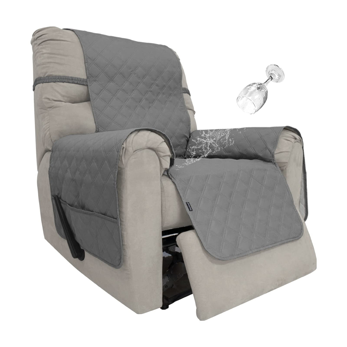 Easy-Going housse de fauteuil relax face montrant protection complète et style