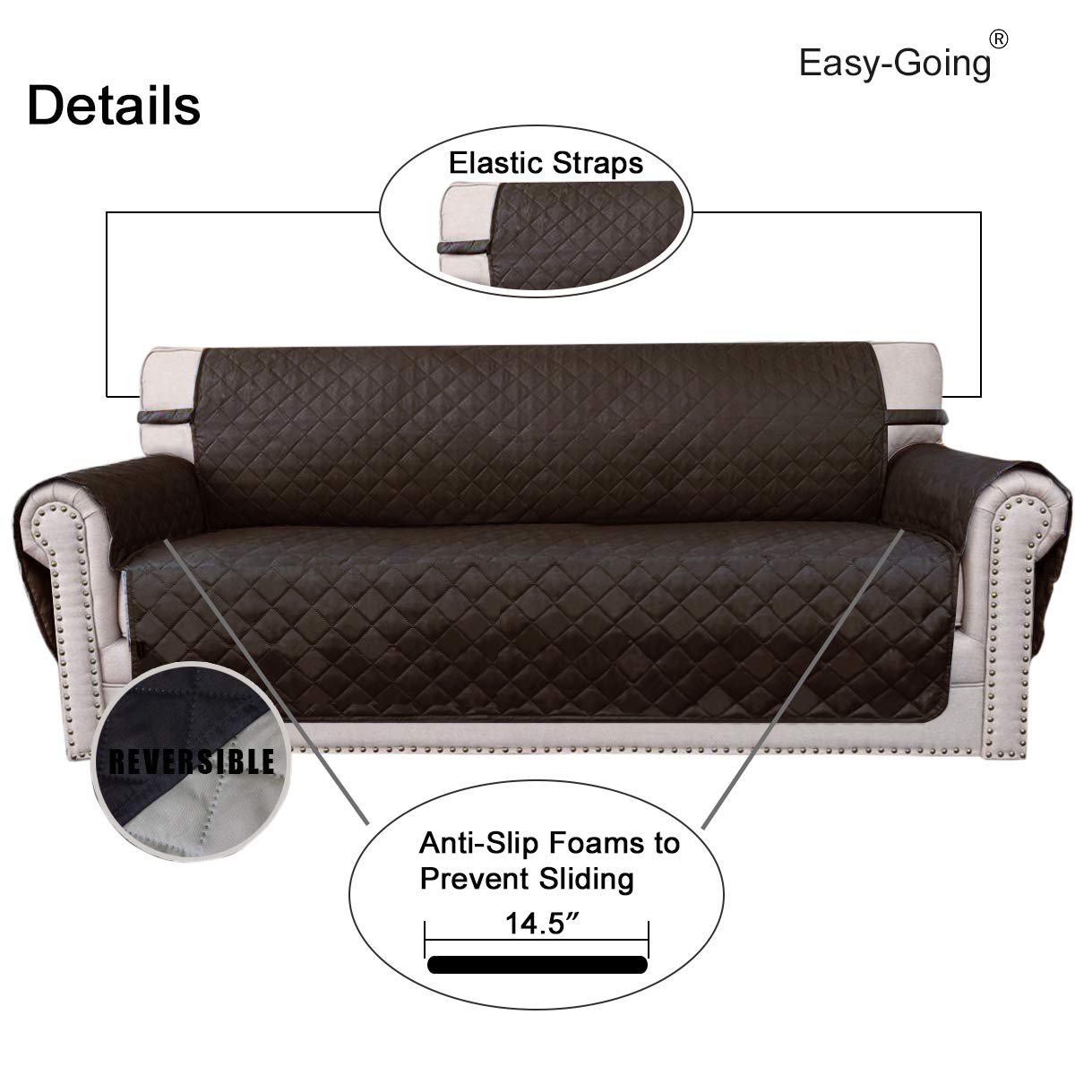 Easy-Going rabats d'accoudoirs qui améliorent le maintien et l'apparence