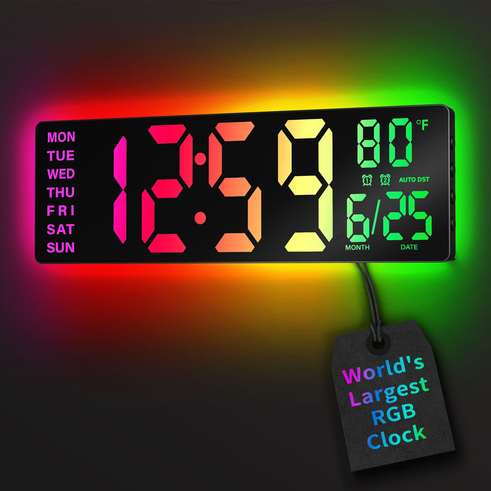 EASYERA horloge murale face visible pour lecture rapide