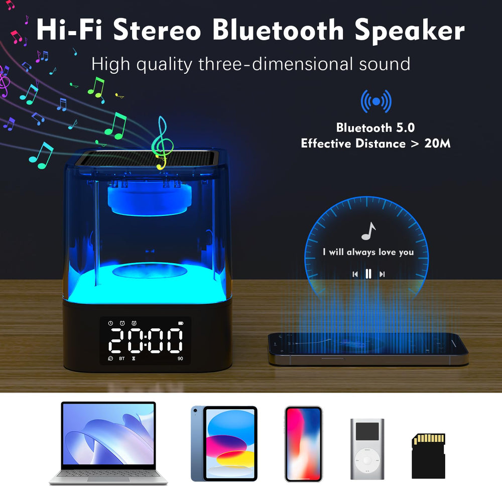 Ebhako détail panneau tactile pour régler lumière et snooze