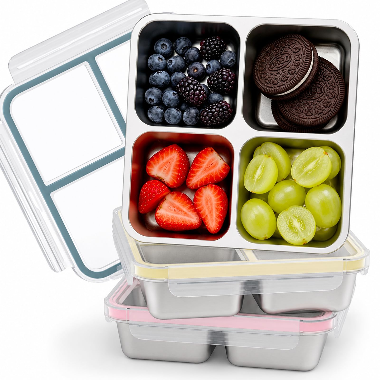 EC-Gaze vue de face avec couvercle transparent montrant organisation pratique