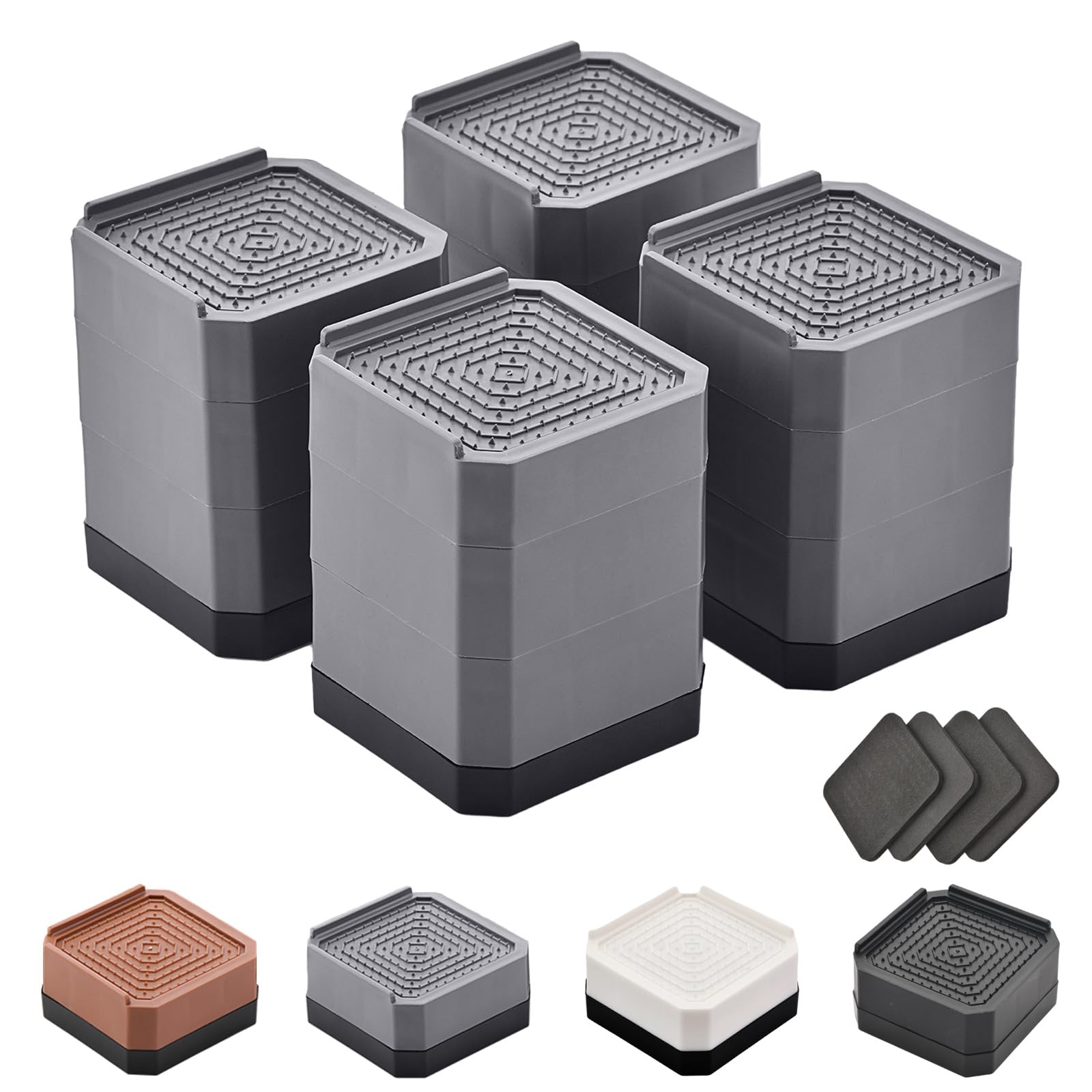 EclatBain face avant de l'emballage montrant les 4 rehausseurs et informations produit, gain d'espace