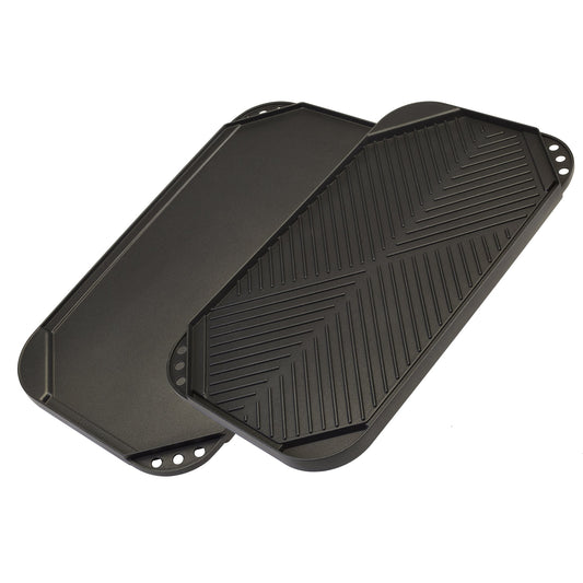 Ecolution face grill montrant marques de cuisson et gain de goût