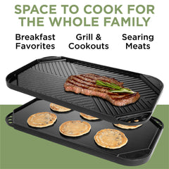 Ecolution face lisse idéale pour pancakes et cuisson uniforme