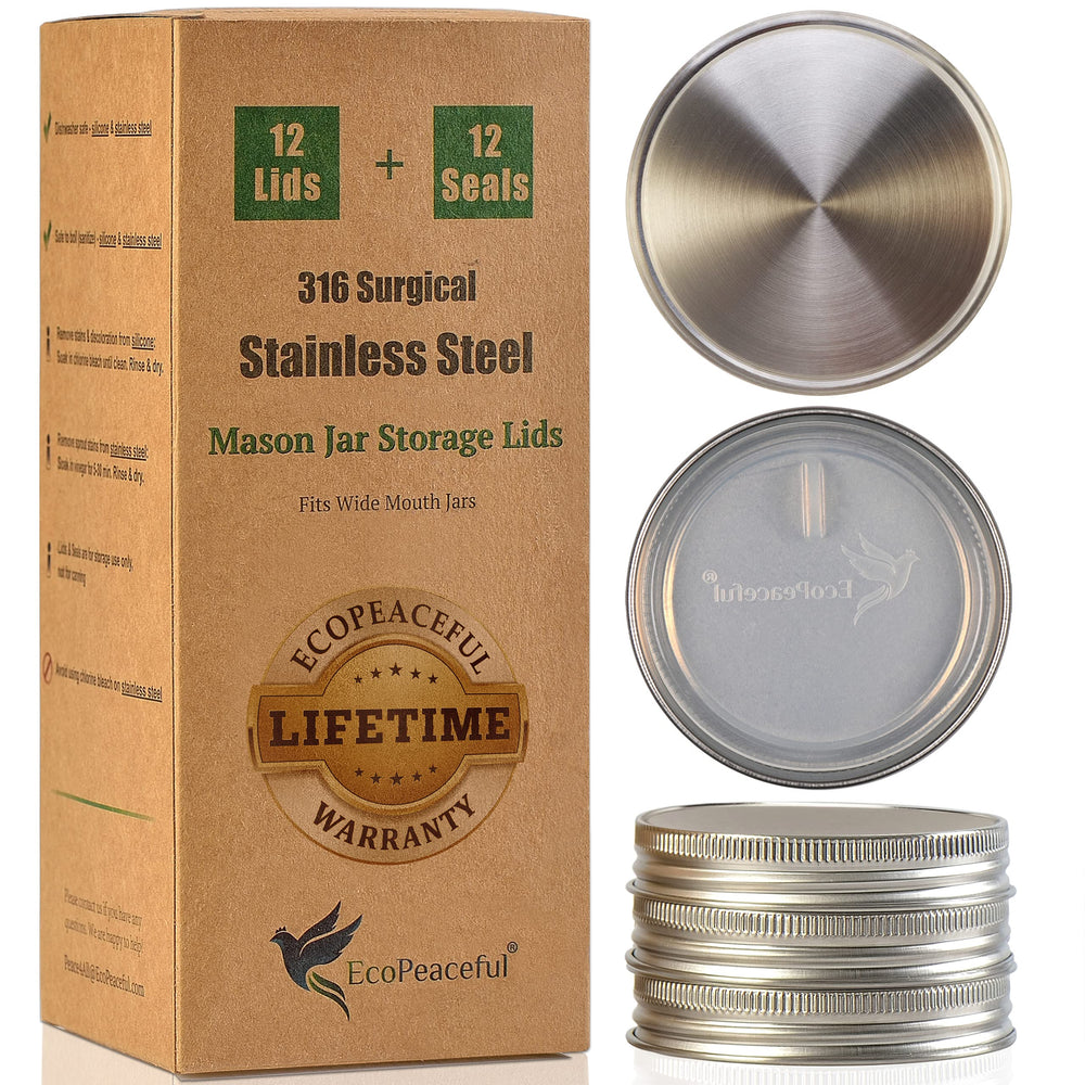 EcoPeaceful couvercle face avant en inox 316 montrant robustesse et sécurité