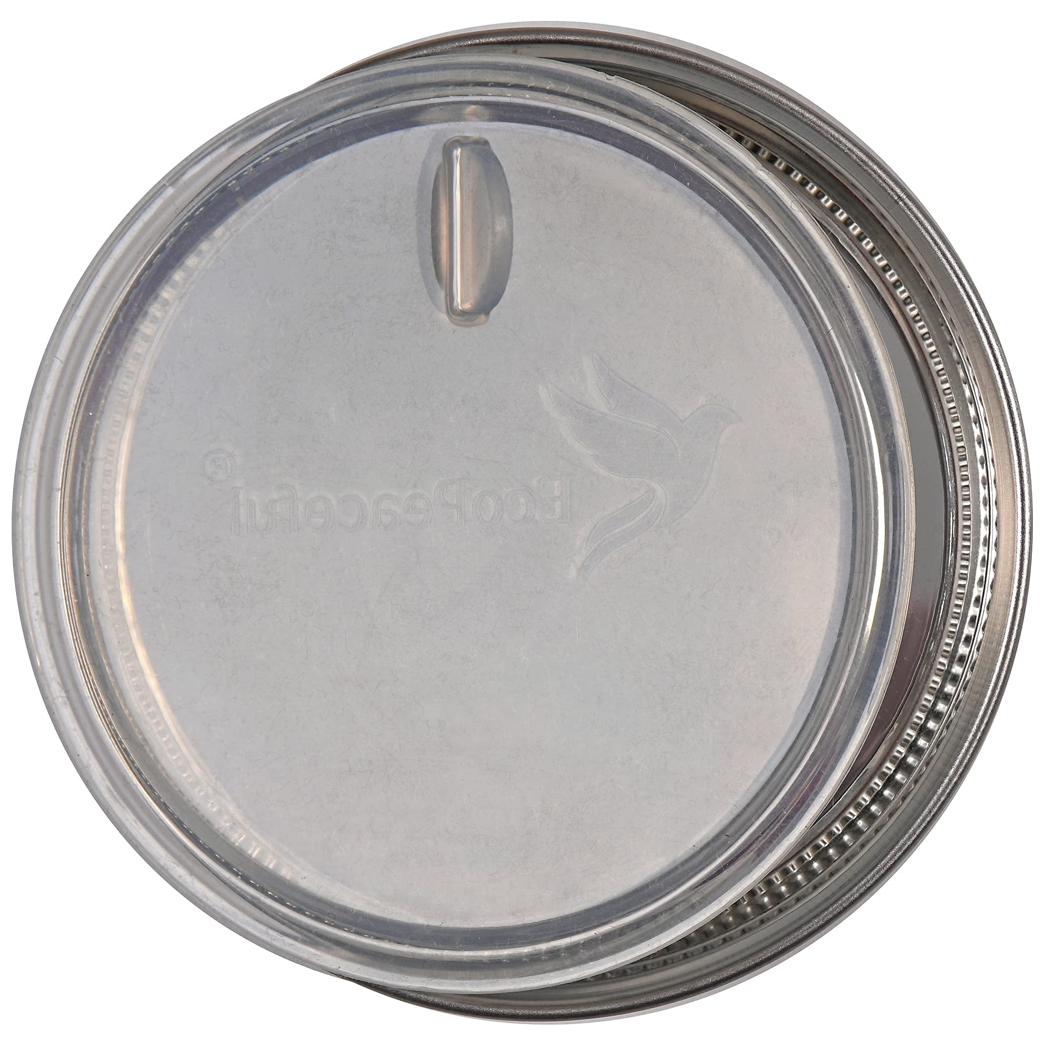 EcoPeaceful lot de 12 couvercles en emballage sans plastique, prêt à l'utilisation