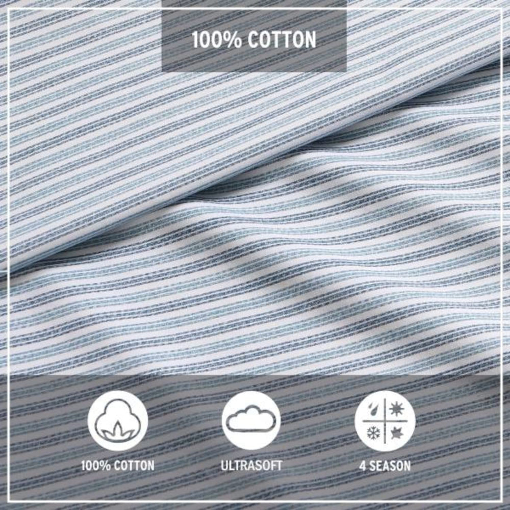 Eddie Bauer coin de lit ajusté prouvant compatibilité matelas profond