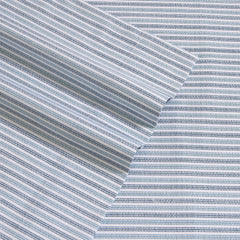 Eddie Bauer détail des rayures chambray ajoutant dimension visuelle