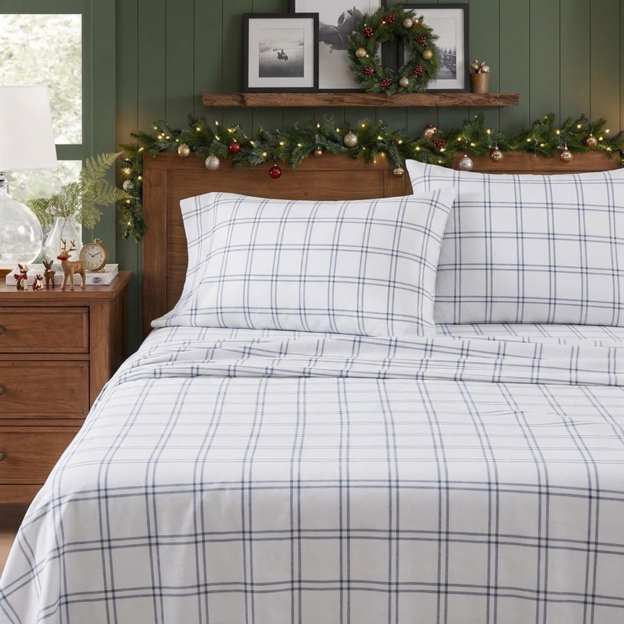 Eddie Bauer drap-housse élastique détail montrant tenue et stabilité