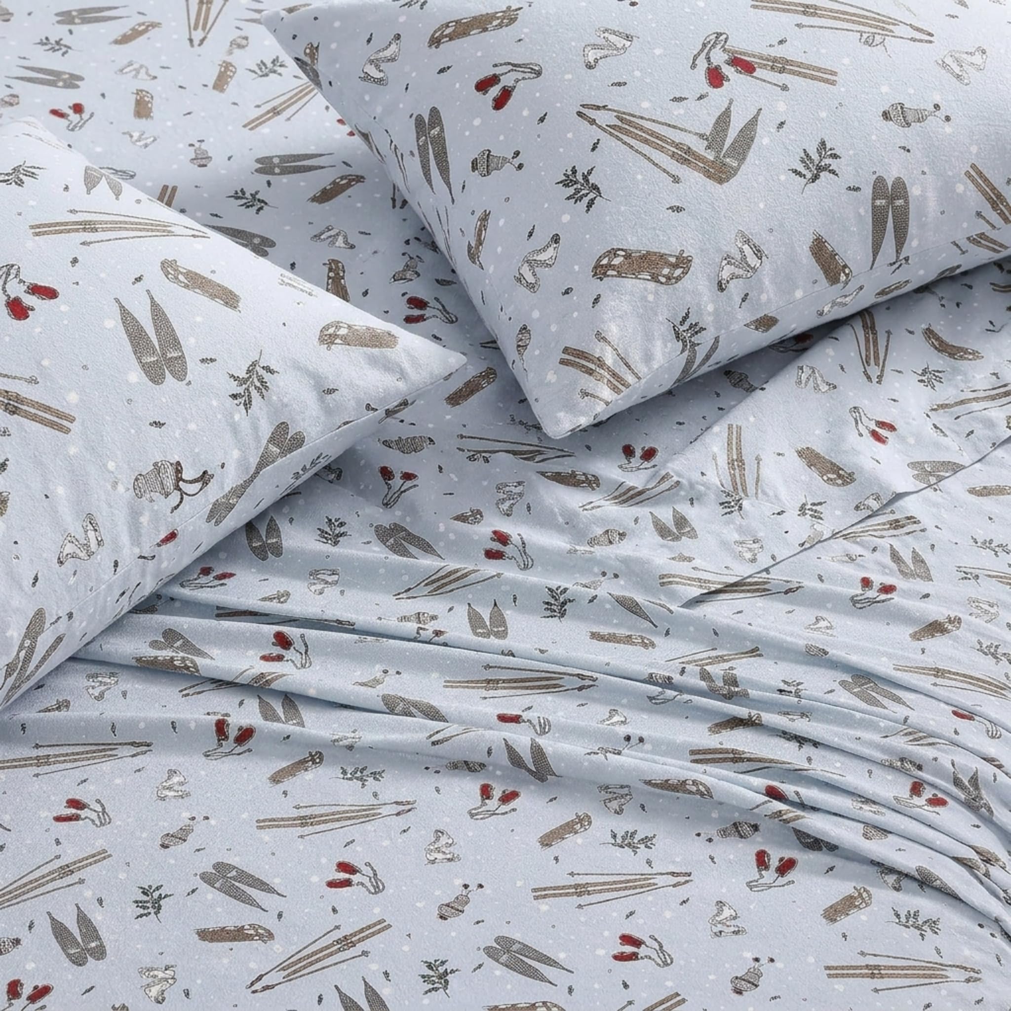 Eddie Bauer drap-housse élastique montrant maintien et ajustement sécurisé