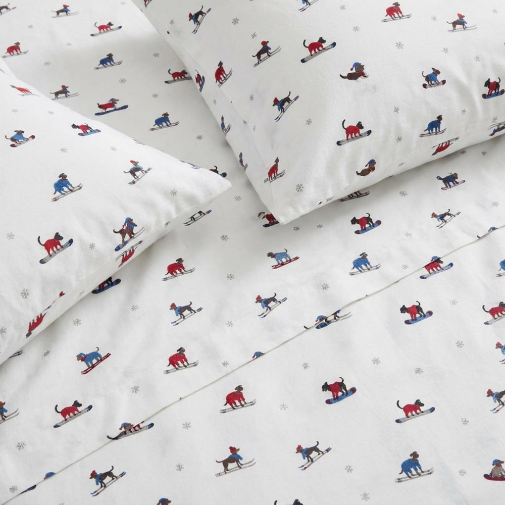 Eddie Bauer drap-housse élastique montrant maintien sécurisé du matelas