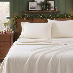 Eddie Bauer gros plan texture flanelle montrant douceur accueillante