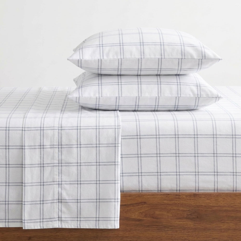 Eddie Bauer parure King face avant montrant motif et finition confort