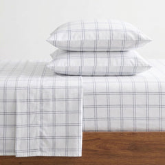 Eddie Bauer parure King face avant montrant motif et finition confort
