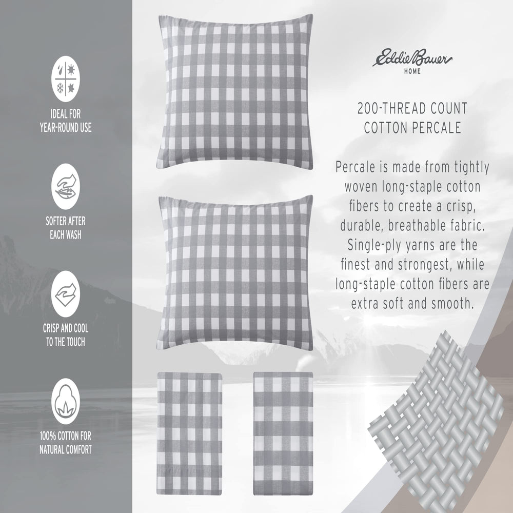 Eddie Bauer taie d'oreiller standard offrant confort et tenue
