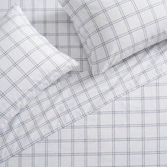 Eddie Bauer gros plan texture flanelle illustrant douceur chaleureuse