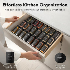 EDELHAUS ensemble d'étiquettes 240 pièces durable donnant une apparence soignée