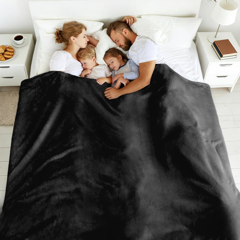 Edenleaf couverture étalée sur lit California King offrant grand espace chaud