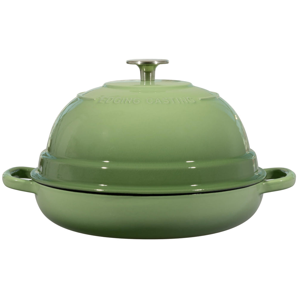EDGING CASTING comparaison d'échelle avec objets montrant taille compacte de 6 Qt