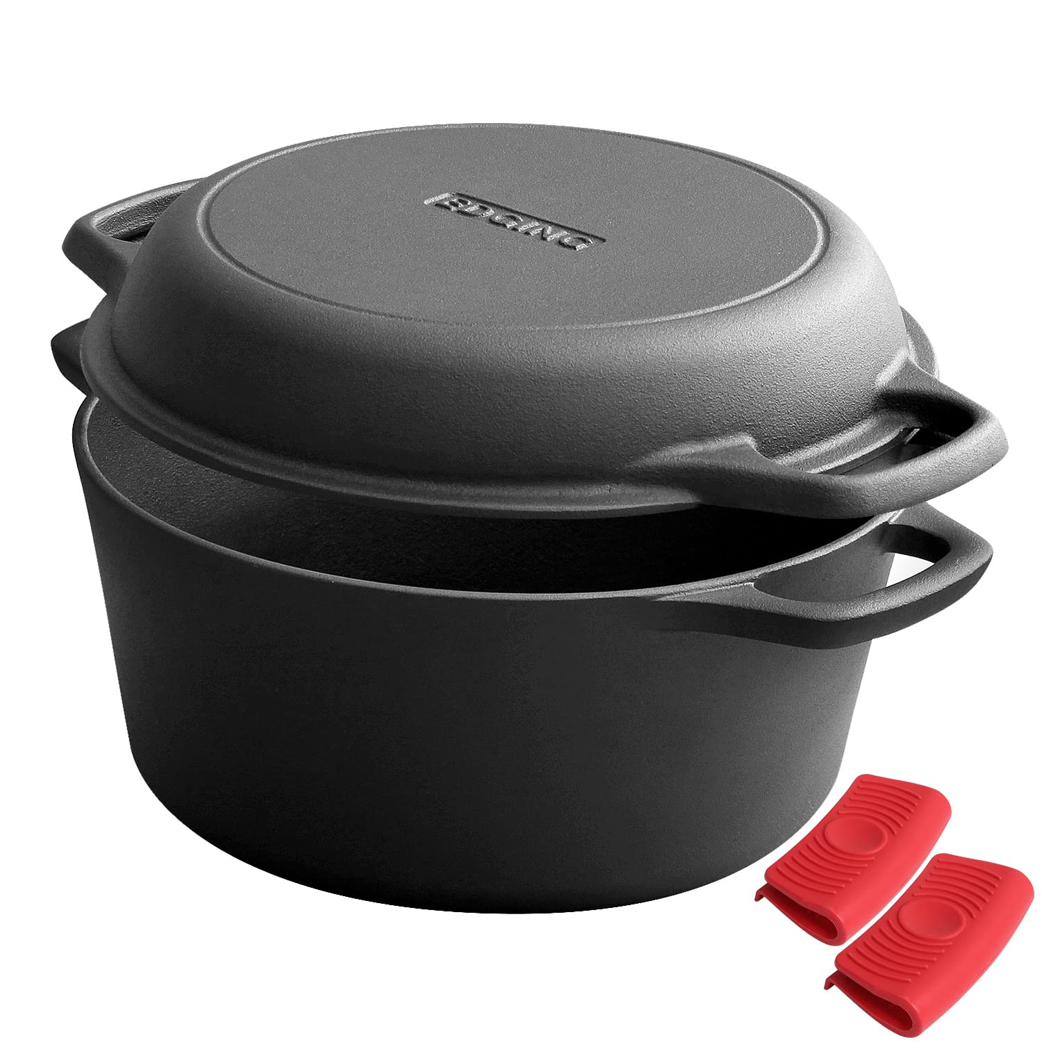 EDGING CASTING cocotte 7QT vue avant, robustesse et capacité
