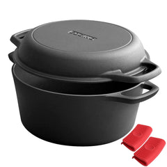 EDGING CASTING cocotte 7QT vue avant, robustesse et capacité