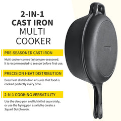 EDGING CASTING gros plan surface pré-assaisonnée pour meilleure cuisson