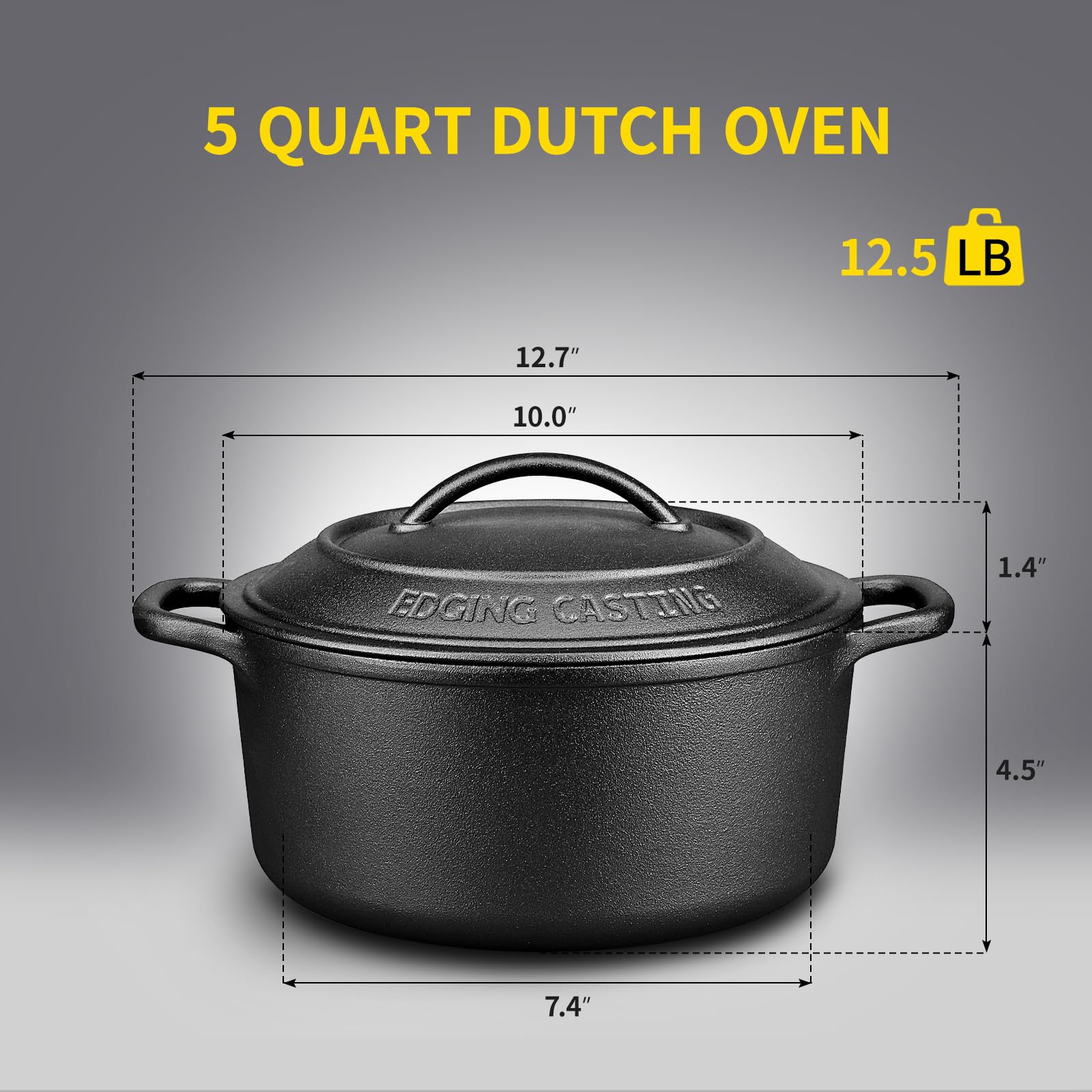 EDGING CASTING sur grill en camping pour cuisson en extérieur fiable