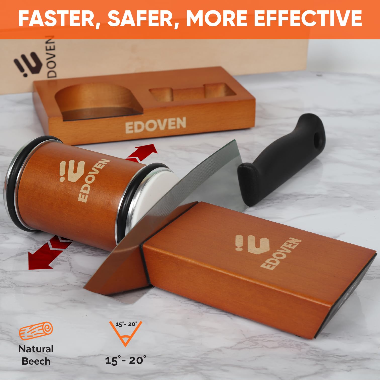 EDOVEN packaging ouvert présentant tous les accessoires inclus