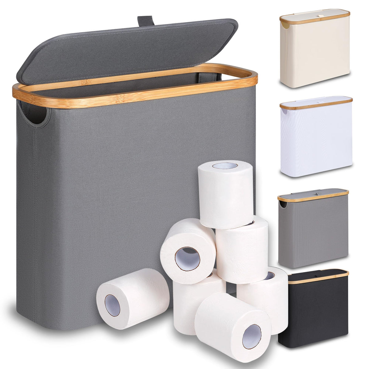efluky corbeille frontale gris montrant gain de place