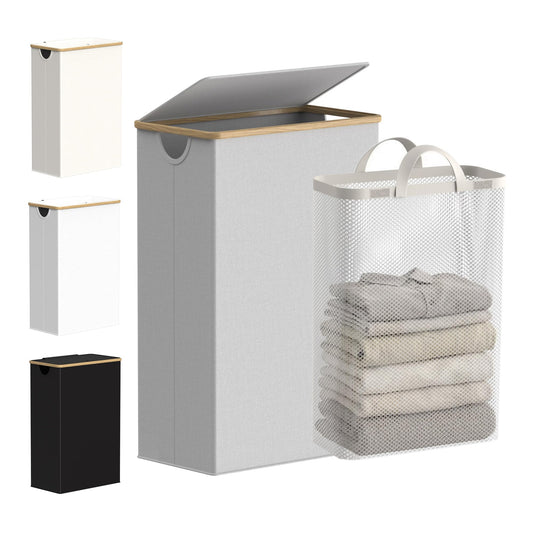 efluky panier face avec couvercle montrant rangement soigné