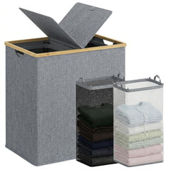 efluky panier face bleu-gris, rangement élégant et pratique