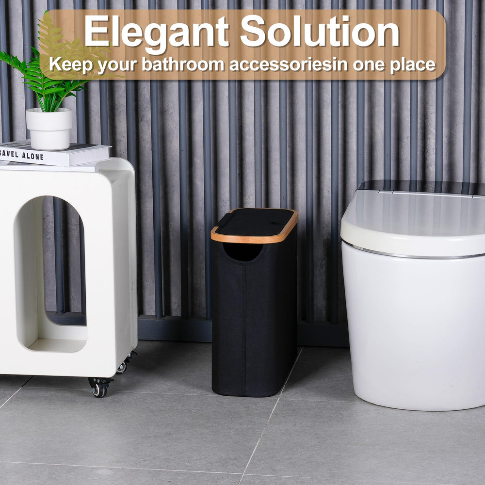 efluky panier en situation dans une salle de bain moderne montrant intégration décorative