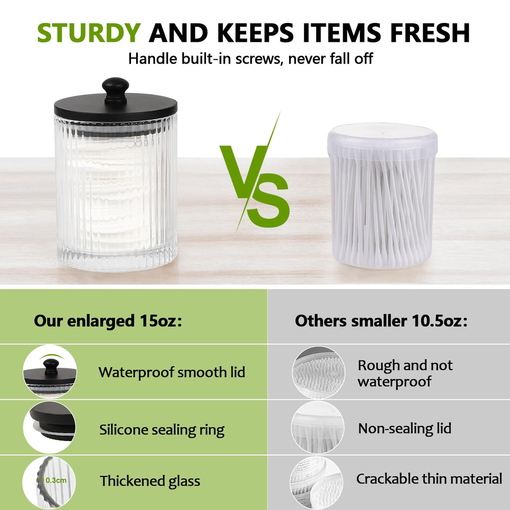 eggs sound comparaison taille trois contenants côte à côte pour différents usages