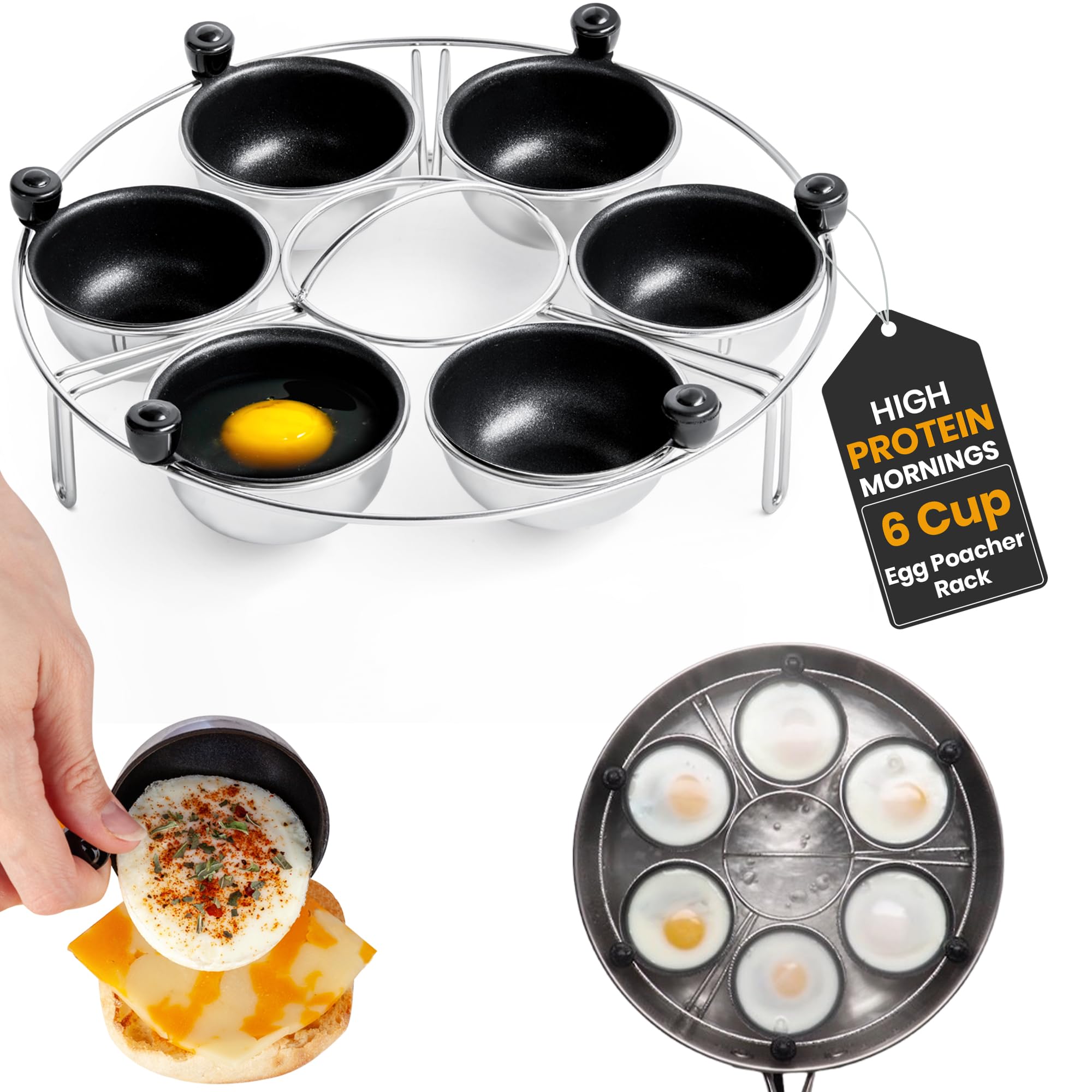Eggssentials vue avant de l'insert, gain de temps en cuisine