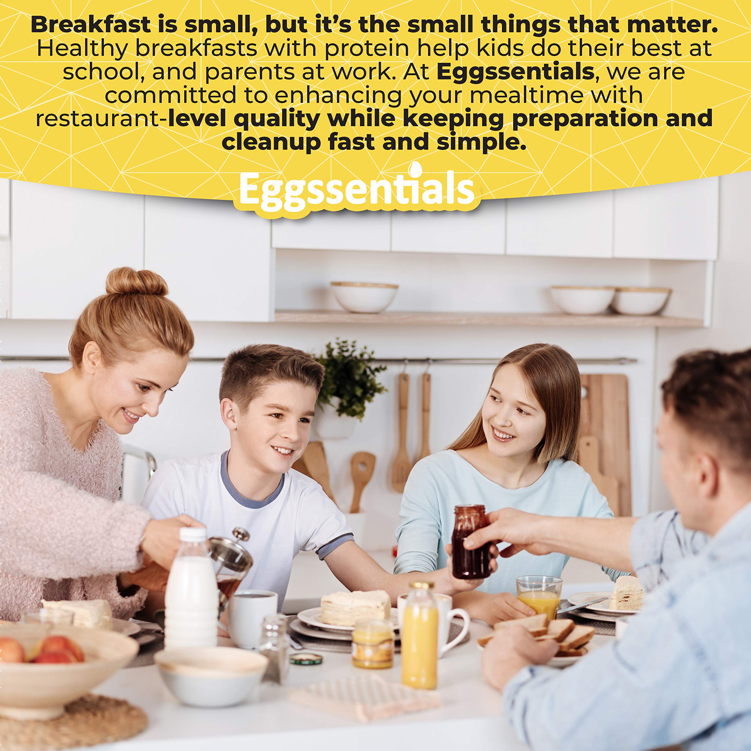 Eggssentials mise en scène petit-déjeuner, repas protéiné simple