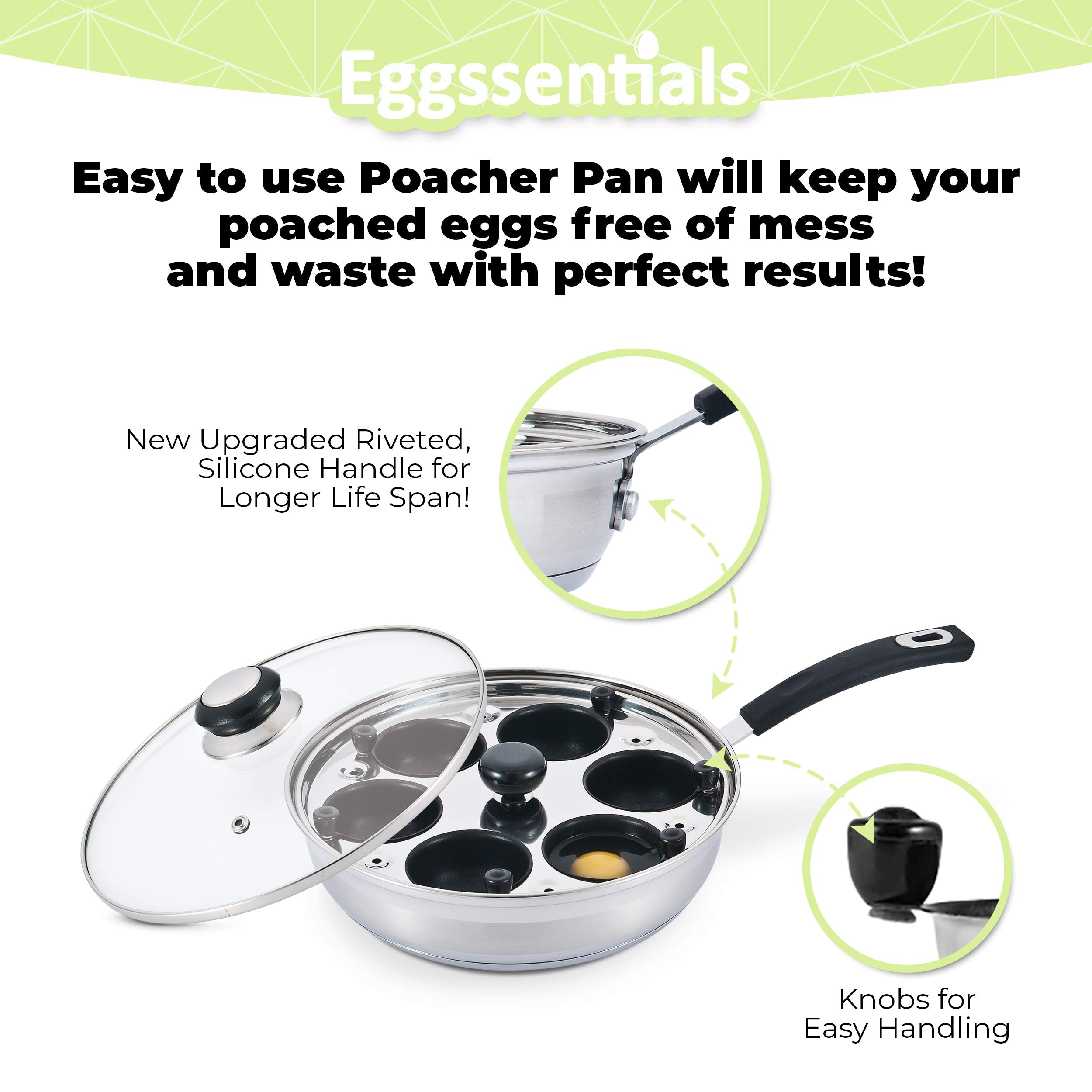 Eggssentials poêle en usage sur plaque induction cuisson uniforme