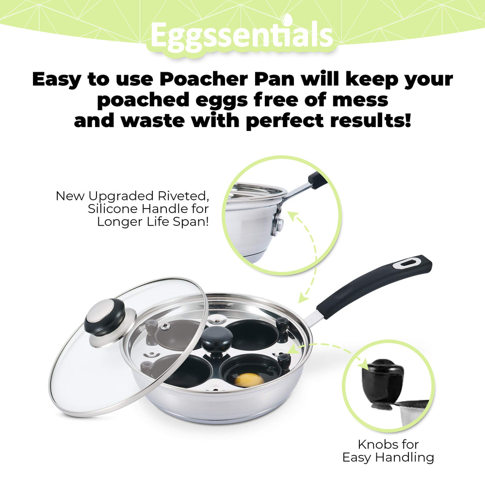 Eggssentials spatule retirant un œuf poché pour service propre